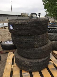 (4) Goodyear Wrangler Tires 275/65R18 116T M+S.