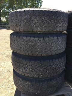 (4) BF Goodrich Rugged Trail T/A Tires LT 245/75 R15 121/118R M+S w/ Rims. 