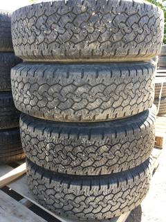 (4) BF Goodrich Rugged Trail T/A Tires LT 245/75 R15 121/118R M+S w/ Rims. 