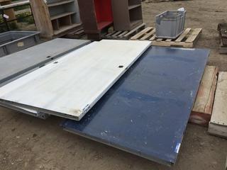 (2) Steel Doors 35 1/2 In x 83 3/4 In.