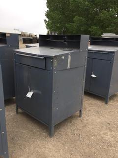 Metal Work Bench w/ Underneath Storage 34 In x 30 In x 44 In H.