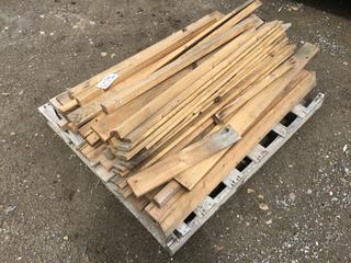 Quantity of 48 In Mixed Pieces of Lumber.