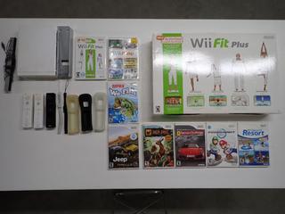 WII Play System c/w Games & Balance Board.