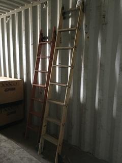 (2) 8 Step Rolling Ladders.