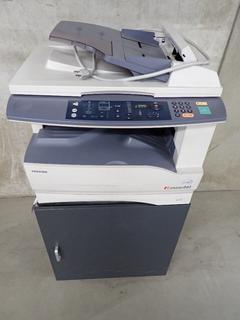 Toshiba Model DP-1620 eStudio 161 Multifunction Digital Photo Copy Machine c/w Metal Storage Cabinet.