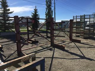 Selling Off-Site -  Steel Pipe Rack, 187 In x 45 In x 76 In. *Located at 234155 Wrangler Road SE, Calgary, AB*
