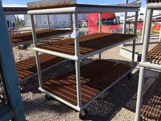 Selling Off-Site -  Steel Rack, 6 Ft x 3 Ft x 58 In. *Located at 234155 Wrangler Road SE, Calgary, AB*