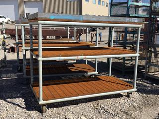 Selling Off-Site -  Steel Rack, 6 Ft x 3 Ft x 58 In. *Located at 234155 Wrangler Road SE, Calgary, AB*