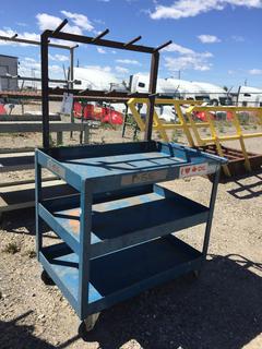 Selling Off-Site -  Steel Cart, 3 Ft x 25 In x 5 Ft. *Located at 234155 Wrangler Road SE, Calgary, AB*