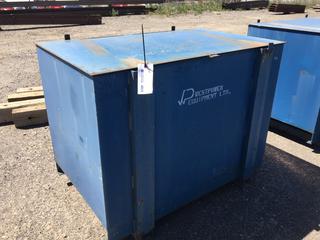 Selling Off-Site -  Steel Box, 48 In x 30 In x 37 3/4 In. *Located at 234155 Wrangler Road SE, Calgary, AB*