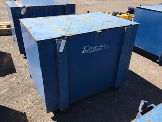 Selling Off-Site -  Steel Box, 48 In x 30 In x 37 3/4 In. *Located at 234155 Wrangler Road SE, Calgary, AB*