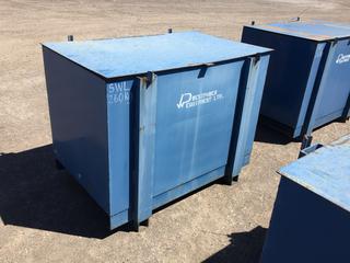 Selling Off-Site -  Steel Box, 48 In x 30 In x 37 3/4 In. *Located at 234155 Wrangler Road SE, Calgary, AB*