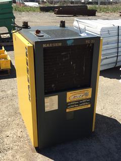 Selling Off-Site -  Kaeser Model # TC31 60 Hz, 10.8A, 155V, 260/230 PSIG, Single Phase Air Dryer, S/N 1154. *Located at 234155 Wrangler Road SE, Calgary, AB*