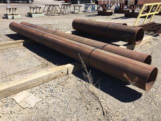 Selling Off-Site -  (2) 14 In x 18 Ft SCH40 Steel Pipe. *Located at 234155 Wrangler Road SE, Calgary, AB*