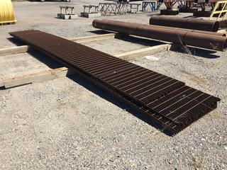 Selling Off-Site -  Assorted Steel Grating, 24 Ft Longest Length. *Located at 234155 Wrangler Road SE, Calgary, AB*