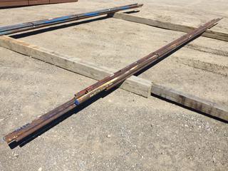 Selling Off-Site -  Assorted 3/4 & 1 In #80 Steel Pipe, 20 Ft Longest Length. *Located at 234155 Wrangler Road SE, Calgary, AB*