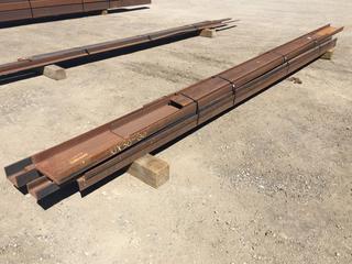 Selling Off-Site - Assorted 6 In HSS Steel Channel, 20 Ft. Longest Length. *Located at 234155 Wrangler Road SE, Calgary, AB*