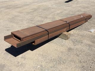 Selling Off-Site -  Assorted 10 In & 12 In Steel Channel, 12 Ft Longest Length. *Located at 234155 Wrangler Road SE, Calgary, AB*