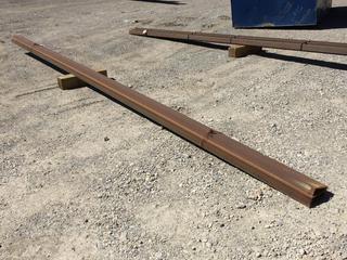 Selling Off-Site -  (3) 6 In Steel Channel, 21 Ft Length. *Located at 234155 Wrangler Road SE, Calgary, AB*