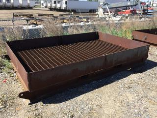 Selling Off-Site -  Steel Skid, 79 In x 120 In. *Located at 234155 Wrangler Road SE, Calgary, AB*