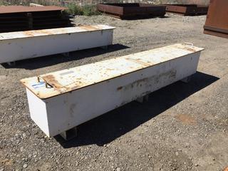 Selling Off-Site -  Steel Box, 92 1/2 In x 14 1/2 In x 18 In. *Located at 234155 Wrangler Road SE, Calgary, AB*