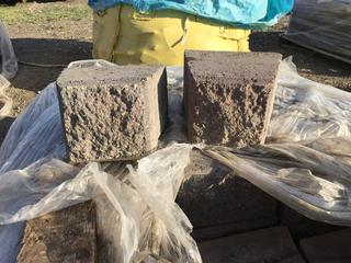 Quantity of Grey Patio Bricks 6 1/2 In Thick.