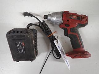 SKT Impact Driver, (1) 20V Battery and Charger.