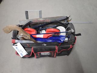 Husky Pro Tool Bag c/w Assorted Tools.