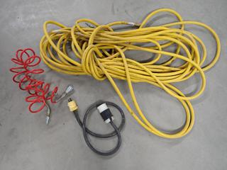 3/8 In. Heavy Duty air Hose, Coil Air Hose & Heavy Duty Plug In.