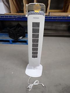 Noma Oscillating Tower Fan c/w Remote.