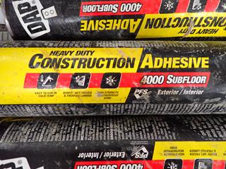 (11) DAP Heavy Duty Construction Adhesive 4000 Series, 828 ml/ Ea.