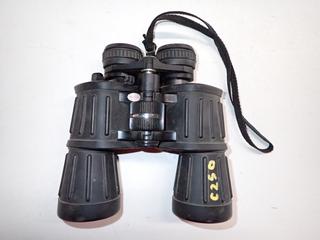 Tasco 8-20x50mm Binoculars, Model 108BRZ.