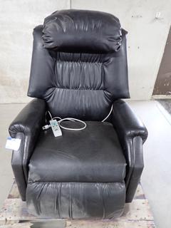 Reclining Pleather Massage Chair.