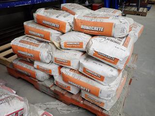 Approximately (40) 55 Lb. Bags of Homcrete Concrete Mix, No. 2622-664. *OPENED*