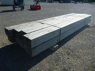 (8) 6 In. x 8 In. Timber Beams, Control # 7472.