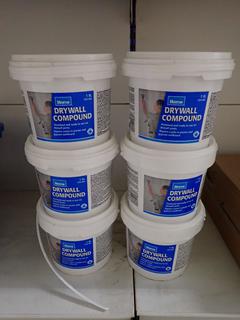 (6) Pails of Home Drywall Compound 1.9L.