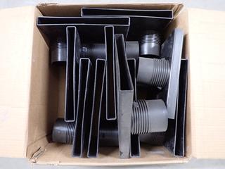 (1) Box of 12 In Mira Drain HC Sideout Connectors.