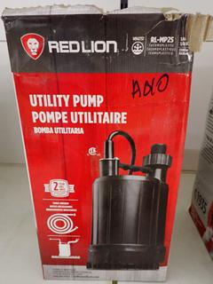 Red Lion RL-MP25 1/4 Hp Utility Pump.