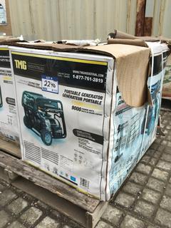 Unused TMG-12000GE Portable Generator Electric Start, 12000 Starting Watts and 9000 Running Watts.