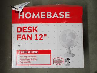 Homebase 12 In 3 Speed Desk Fan.