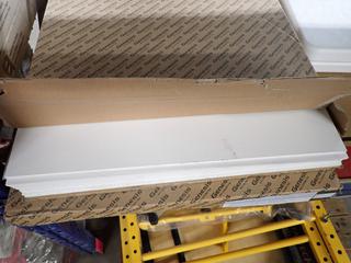 (2) Genesis PVC Ceiling Tile 2 In x 4 In White.