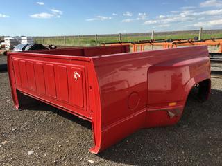 Chevrolet Dually Truck Box Red w/ Tailgate.