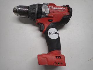 Milwaukee Cordless 1/2 In. Hammer Drill/Driver, No Battery.