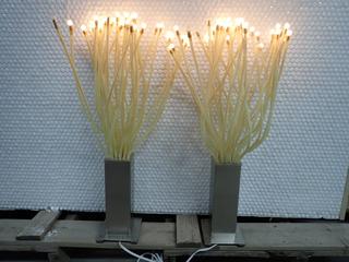 (2) Ikea LED Bendable Table Lamps.