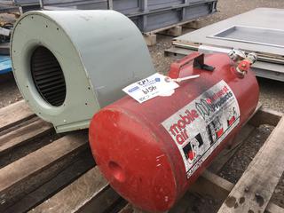 Mobile Air Pressure Tank and Squirrel Fan.