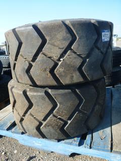 (2) Goodyear Extra Traction WL Tire 32x14.50 - 15 NHS and (1) Rim.