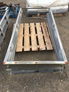 (2) Metal Door Frames, Approximately 36 In x 80 In.