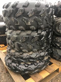 (4) Side By Side Tires Good Year Rawhide AT25 x 11-12, (2 Front, 2 Back)