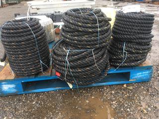 1 In Black Poly Rope, 130 Ft, 175 Ft, 73 Ft, 68 Ft & 100 Ft.