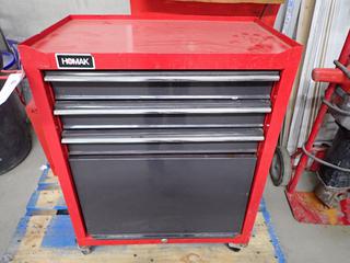 Homak Tool Chest 22 In. L x 13 In. W x 29 In. H c/w Tools.